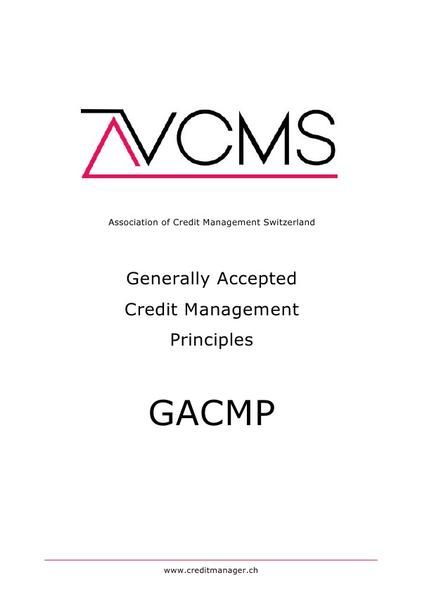 Produktbild: Generally Accepted Credit Management Principles
