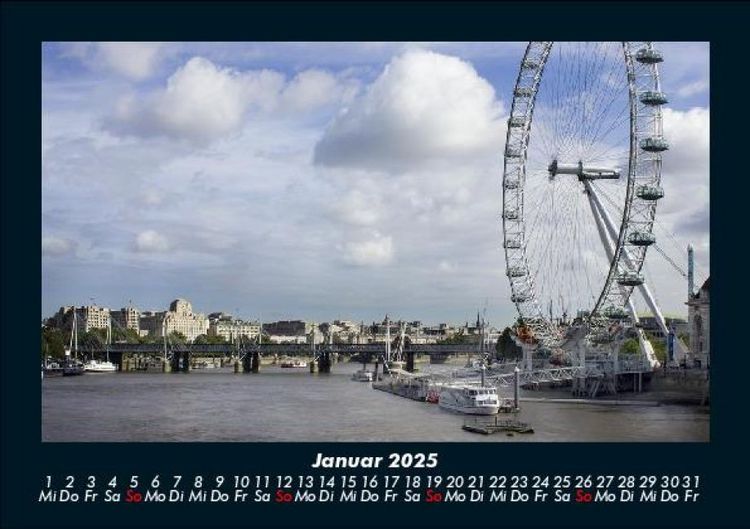 Produktbild: London 2025 Fotokalender DIN A5