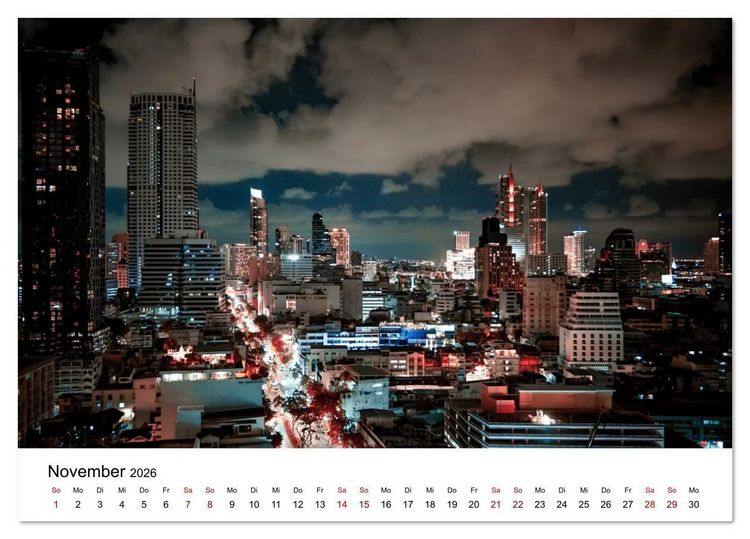 Produktbild: Sehnsuchtsland Thailand (Tischkalender 2026 DIN A5 quer), CALVENDO Monatskalender