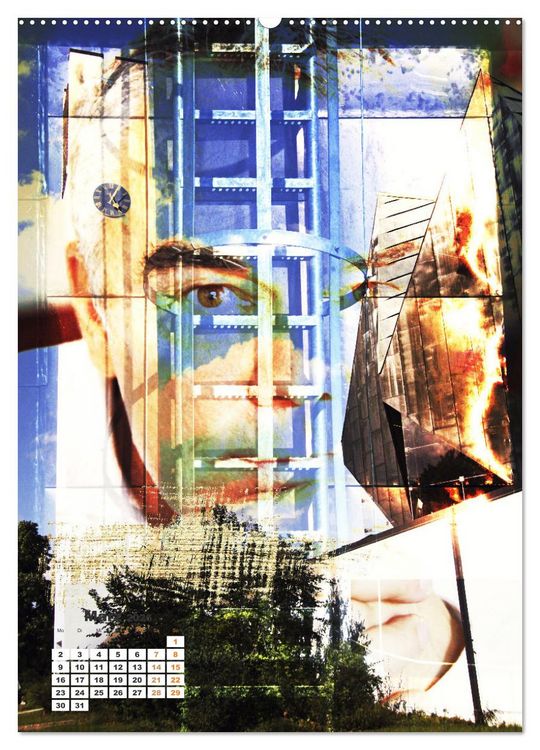 Produktbild: UrbanArt Mensch und Stadt in der Kunst (Wandkalender 2026 DIN A2 hoch), CALVENDO Monatskalender