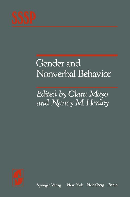 Produktbild: Gender and Nonverbal Behavior