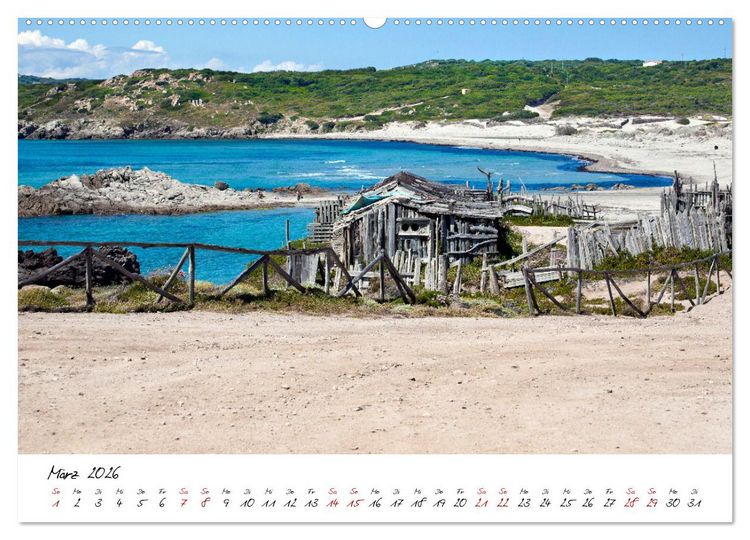 Produktbild: Sardinien - Die Sch&ouml;ne im Meer (Wandkalender 2026 DIN A2 quer), CALVENDO Monatskalender
