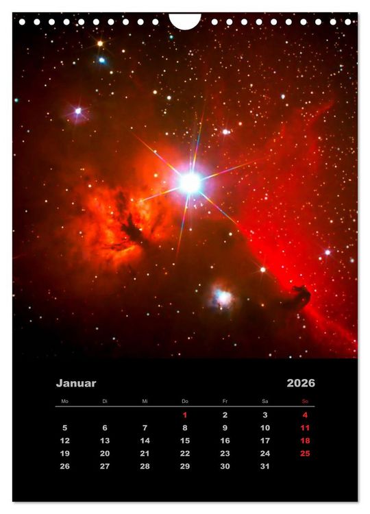 Produktbild: Wunderbares Universum (Wandkalender 2026 DIN A4 hoch), CALVENDO Monatskalender