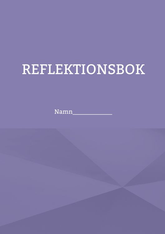 Produktbild: Reflektionsbok