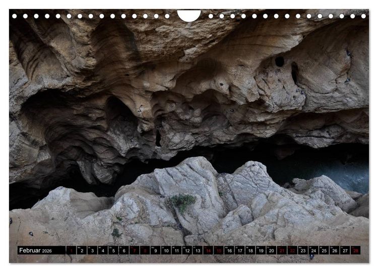 Produktbild: El Caminito del Rey (Wandkalender 2026 DIN A4 quer), CALVENDO Monatskalender
