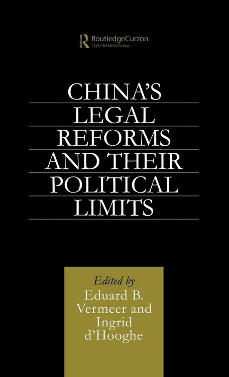 Produktbild: China's Legal Reforms and Their Political Limits
