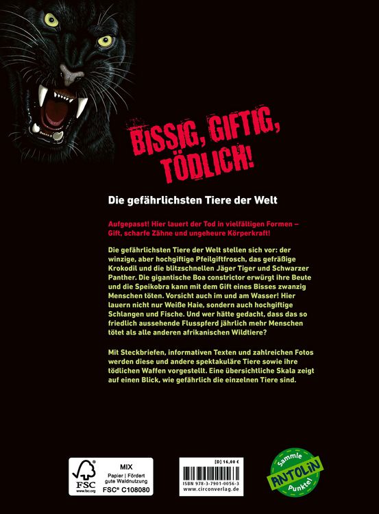 Produktbild: Bissig, giftig, t&ouml;dlich!