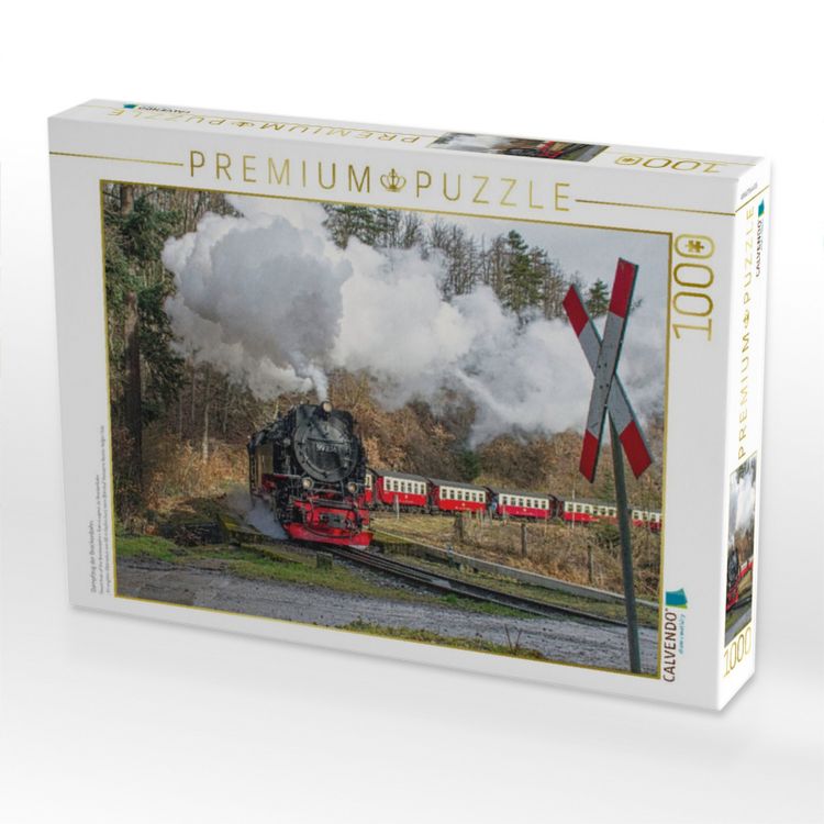 Produktbild: CALVENDO Puzzle Dampfzug der Brockenbahn | 1000 Teile Lege-Gr&ouml;&szlig;e 64x48cm Foto-Puzzle f&uuml;r gl&uuml;ckliche Stunden