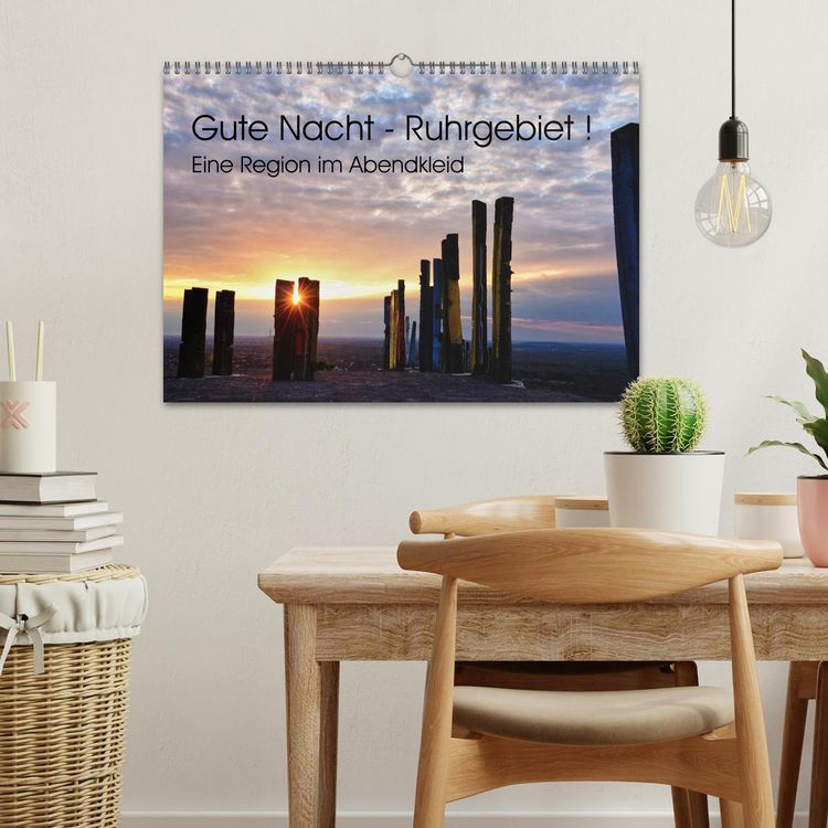 Produktbild: Gute Nacht - Ruhrgebiet! (Wandkalender 2026 DIN A3 quer), CALVENDO Monatskalender