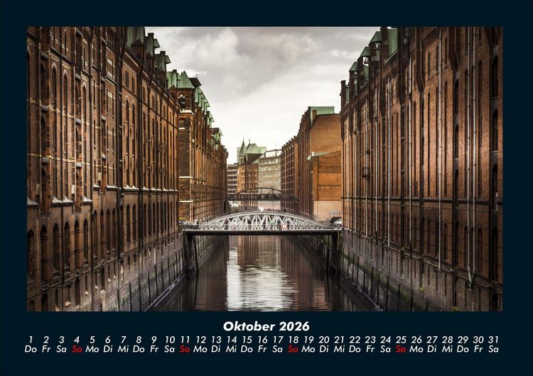 Produktbild: Hamburg 2026 Fotokalender DIN A4