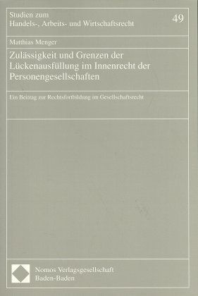 Produktbild: Zul&auml;ssigkeit und Grenzen der L&uuml;ckenausf&uuml;llung im Innenrecht