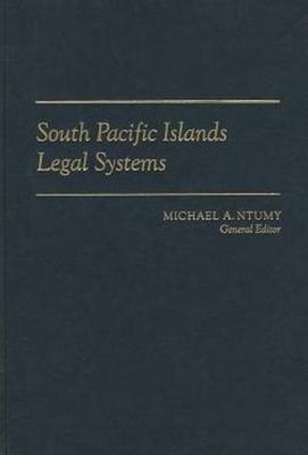 Produktbild: South Pacific Islands Legal Systems