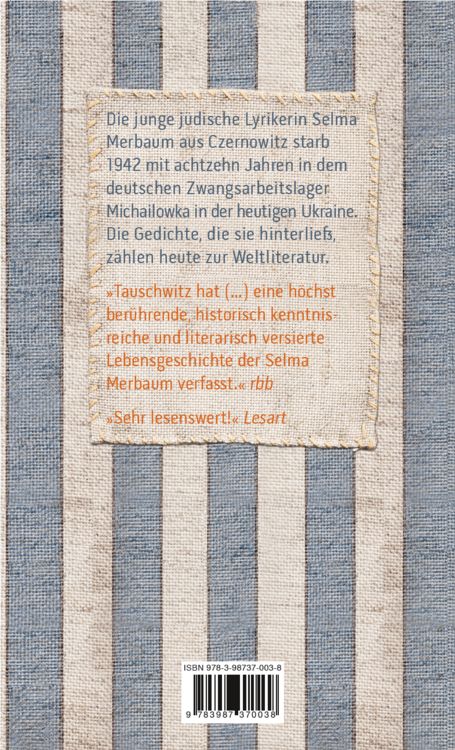 Produktbild: Selma Merbaum &ndash; Ich habe keine Zeit gehabt zuende zu schreiben