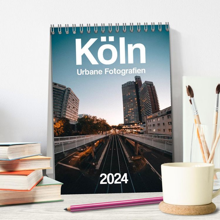 Produktbild: K&ouml;ln &ndash; Urbane Fotografien (Tischkalender 2026 DIN A5 hoch), CALVENDO Monatskalender