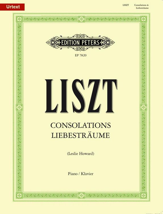 Produktbild: Liszt, F: Consolations and Liebestr&auml;ume for Piano