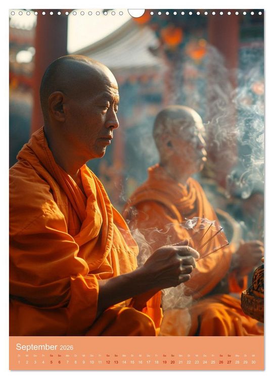 Produktbild: Meditative Stille (Wandkalender 2026 DIN A3 hoch), CALVENDO Monatskalender