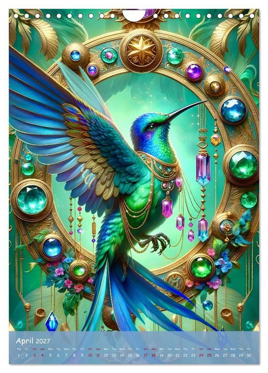 Produktbild: The Art of Power Animals (Wall Calendar 2027 DIN A4 portrait), CALVENDO 12 Month Wall Calendar