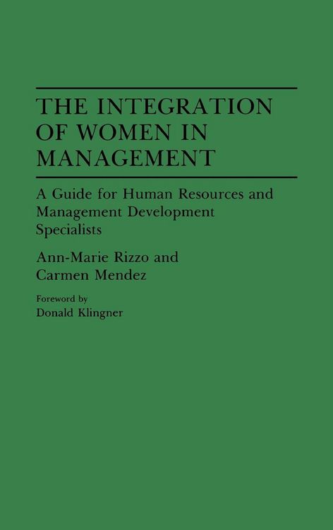 Produktbild: The Integration of Women in Management