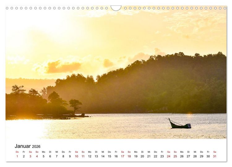 Produktbild: Wunderwelt Asien (Wandkalender 2026 DIN A3 quer), CALVENDO Monatskalender