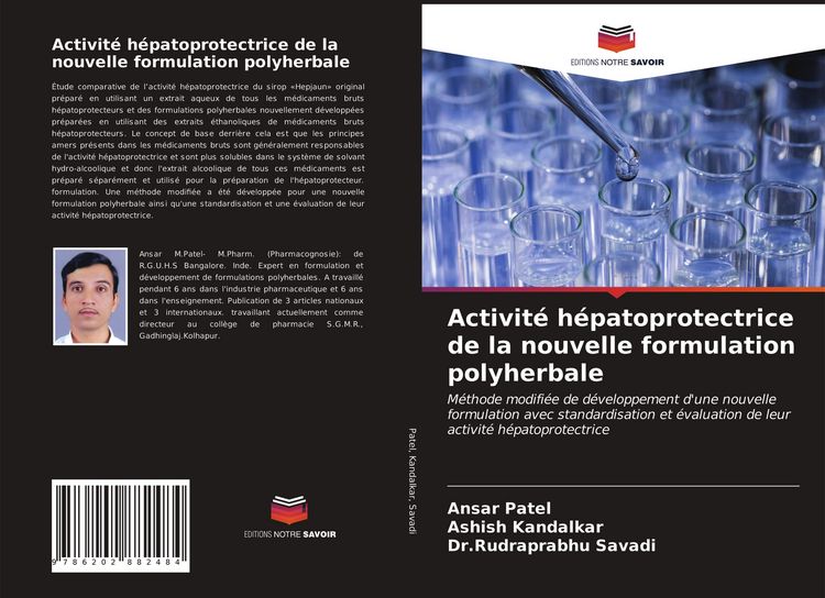 Produktbild: Activit&eacute; h&eacute;patoprotectrice de la nouvelle formulation polyherbale