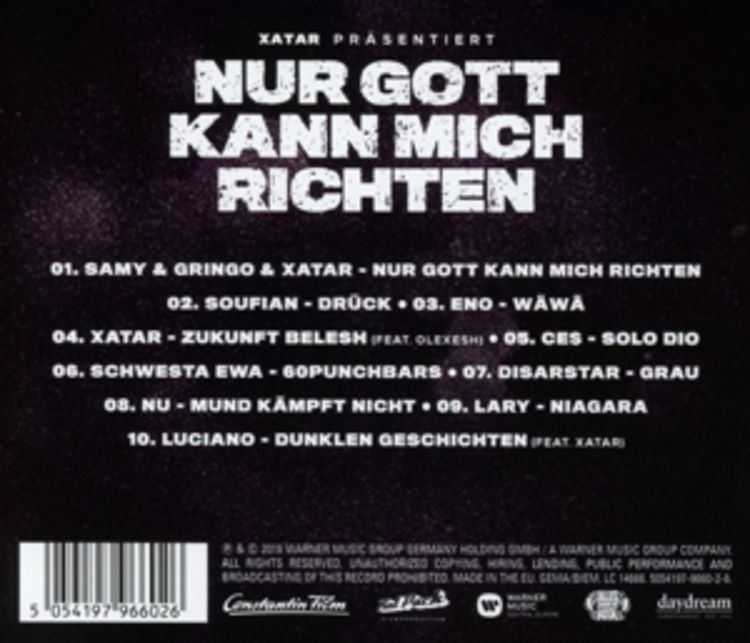 Produktbild: Various: Xatar pr&auml;s.: Nur Gott kann mich richten