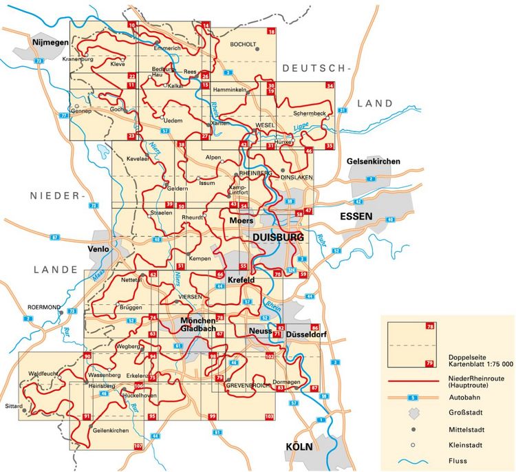 Produktbild: Kompakt-Spiralo BVA Die NiederRheinroute