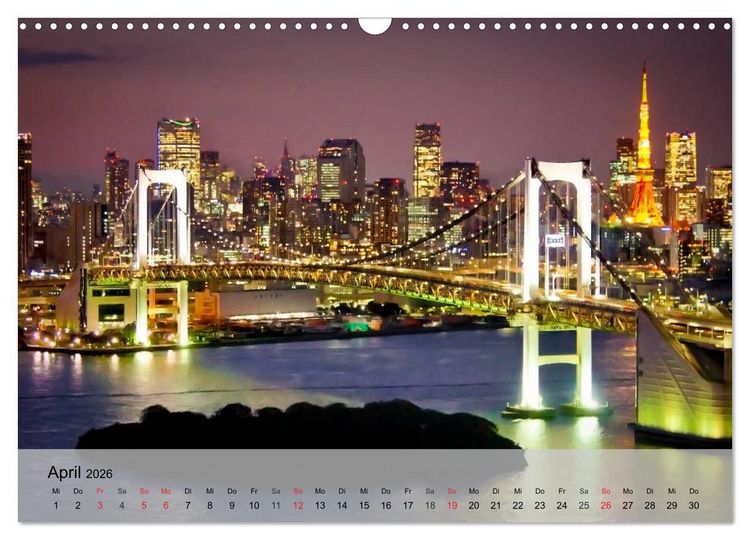 Produktbild: Japan. Zwischen Tradition und Moderne (Wandkalender 2026 DIN A3 quer), CALVENDO Monatskalender