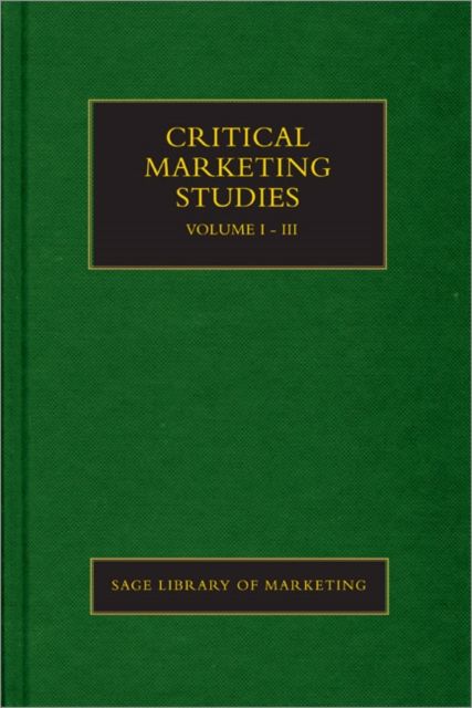 Produktbild: Critical Marketing Studies