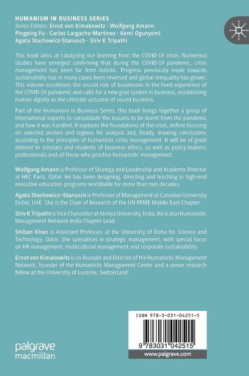 Produktbild: Humanistic Crisis Management