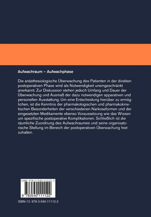 Produktbild: Aufwachraum &mdash; Aufwachphase