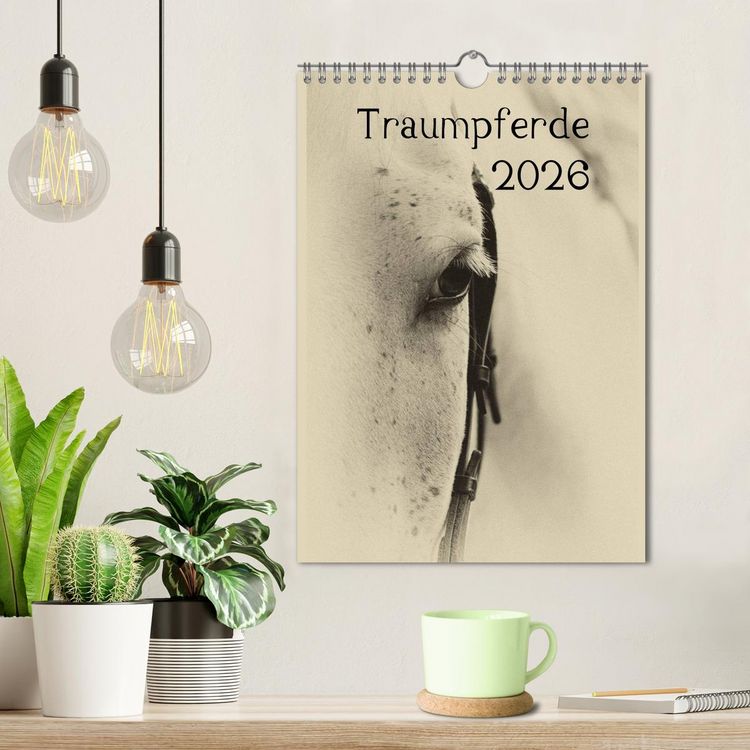 Produktbild: Traumpferde 2026 (Wandkalender 2026 DIN A4 hoch), CALVENDO Monatskalender