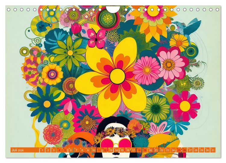 Produktbild: Psychodelic Art (Wandkalender 2026 DIN A4 quer), CALVENDO Monatskalender