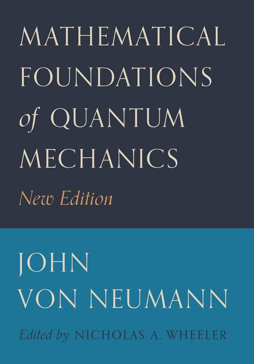 Produktbild: Mathematical Foundations of Quantum Mechanics
