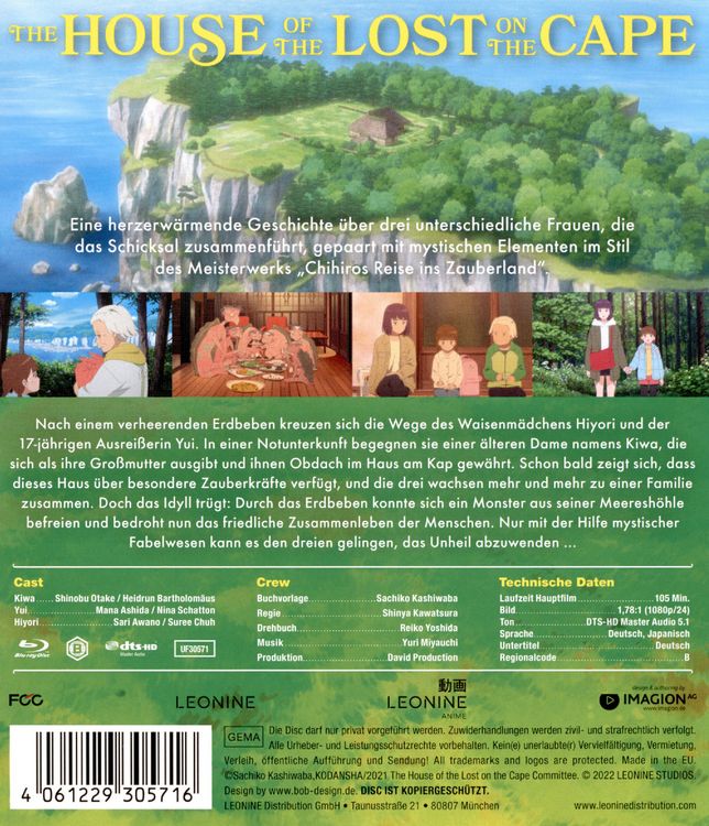 Produktbild: The House of the Lost on the Cape