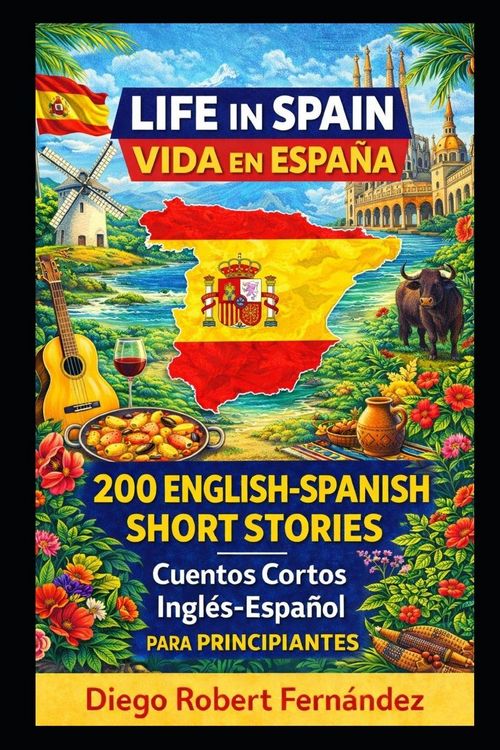 Produktbild: Life in Spain 200 English-Spanish Bilingual Short Stories for Beginners