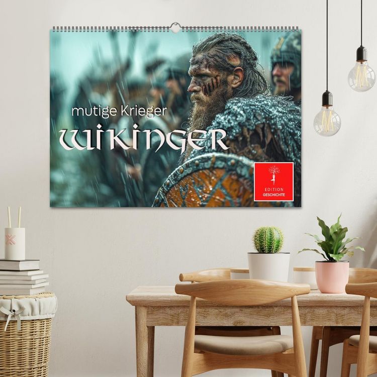 Produktbild: Wikinger - mutige Krieger (Wandkalender 2026 DIN A2 quer), CALVENDO Monatskalender