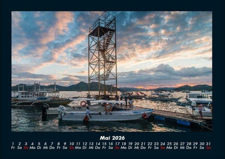 Produktbild: Boote 2026 Fotokalender DIN A4