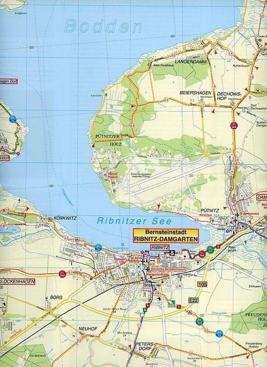 Produktbild: Ostseebad Graal-M&uuml;ritz, Ribnitz-Damgarten und Umgebung Radwander- und Wanderkarte 1 : 35 000