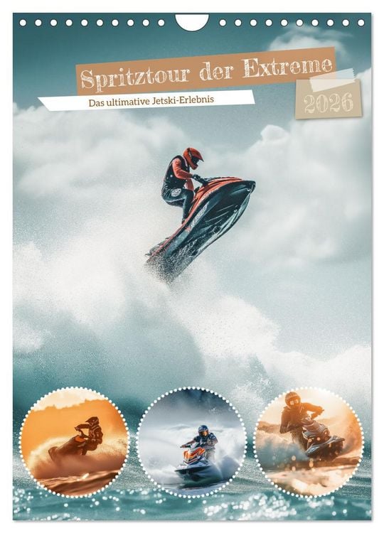 Produktbild: Spritztour der Extreme (Wandkalender 2026 DIN A4 hoch), CALVENDO Monatskalender
