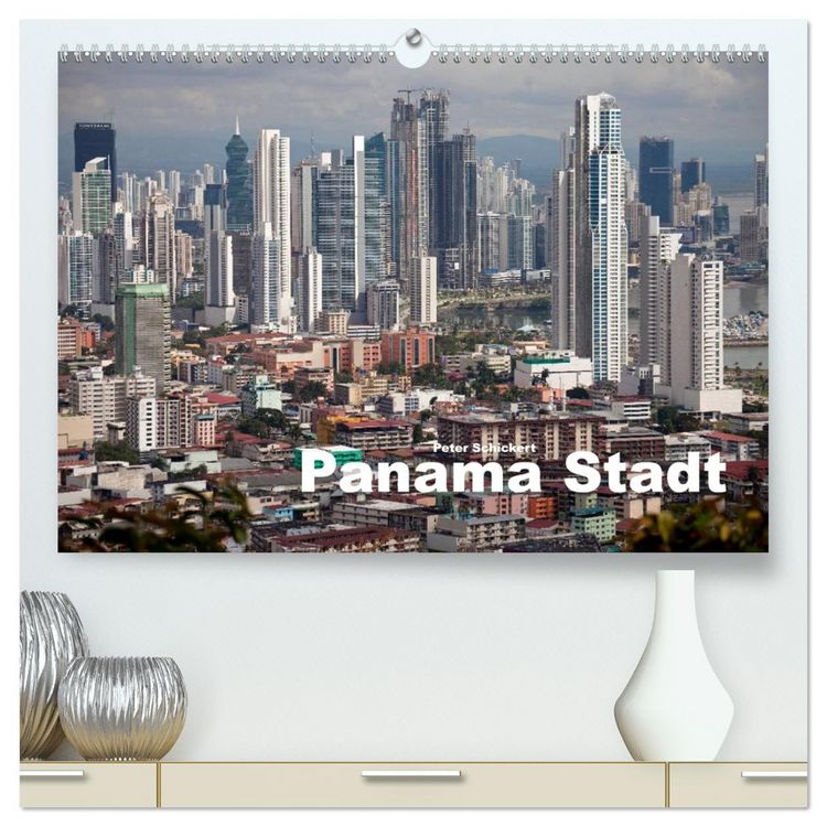 Produktbild: Panama Stadt (hochwertiger Premium Wandkalender 2026 DIN A2 quer), Kunstdruck in Hochglanz