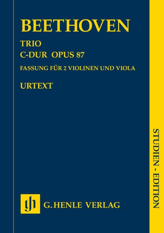 Produktbild: Ludwig van Beethoven - Trio C-dur op. 87