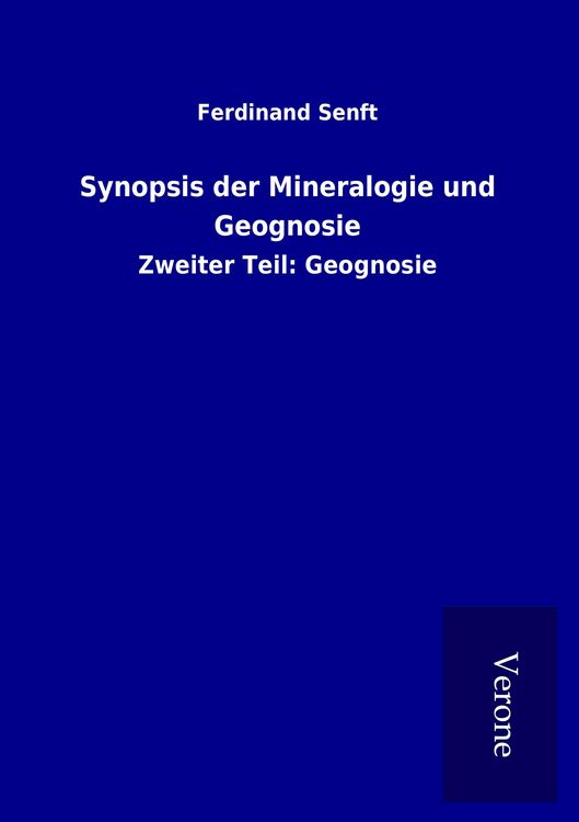 Produktbild: Synopsis der Mineralogie und Geognosie
