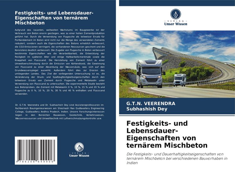 Produktbild: Festigkeits- und Lebensdauer-Eigenschaften von tern&auml;rem Mischbeton
