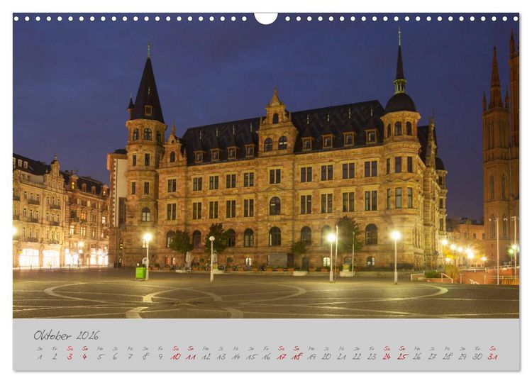 Produktbild: Wiesbaden Die Kurstadt im Rheingau (Wandkalender 2026 DIN A3 quer), CALVENDO Monatskalender