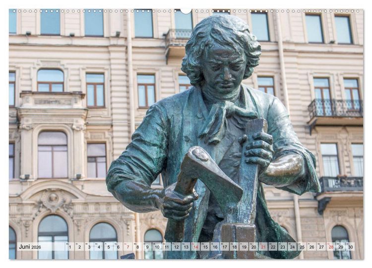 Produktbild: St. Petersburg - Prachtvolle Ostseemetropole (Wandkalender 2026 DIN A2 quer), CALVENDO Monatskalender