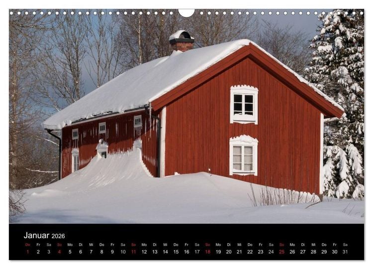 Produktbild: Schweden im Wechsel der Jahreszeiten (Wandkalender 2026 DIN A3 quer), CALVENDO Monatskalender