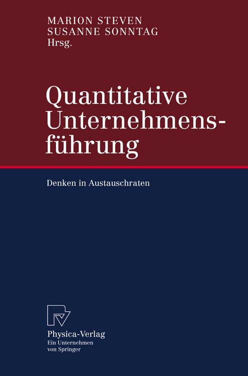 Produktbild: Quantitative Unternehmensf&uuml;hrung