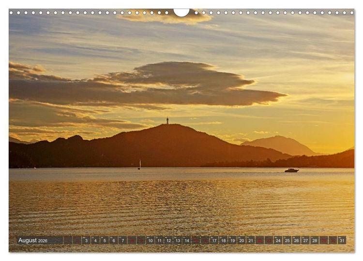 Produktbild: Der W&ouml;rthersee - &Ouml;sterreichs Riviera (Wandkalender 2026 DIN A3 quer), CALVENDO Monatskalender
