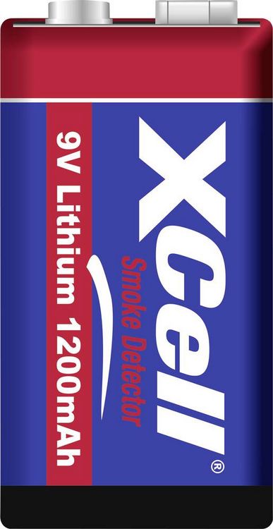 Produktbild: XCell 9V Block-Batterie Lithium 1200 9V 1St.