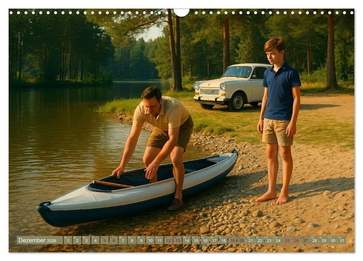 Produktbild: Alltagsgeschichten mit Trabant (Wandkalender 2026 DIN A3 quer), CALVENDO Monatskalender
